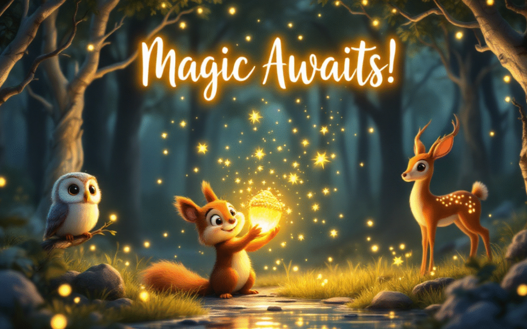 Pip’s Magical Adventure with the Golden Acorn 🌟🐿️