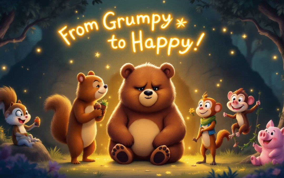 From Grumpy to Happy: Bobby Bear’s Surprise Friendship 🐻❤️