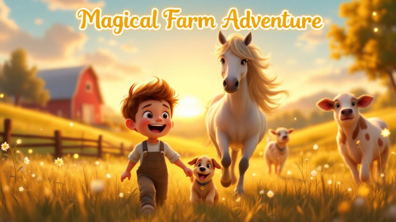A magical day at the farm with Sammy and Witty